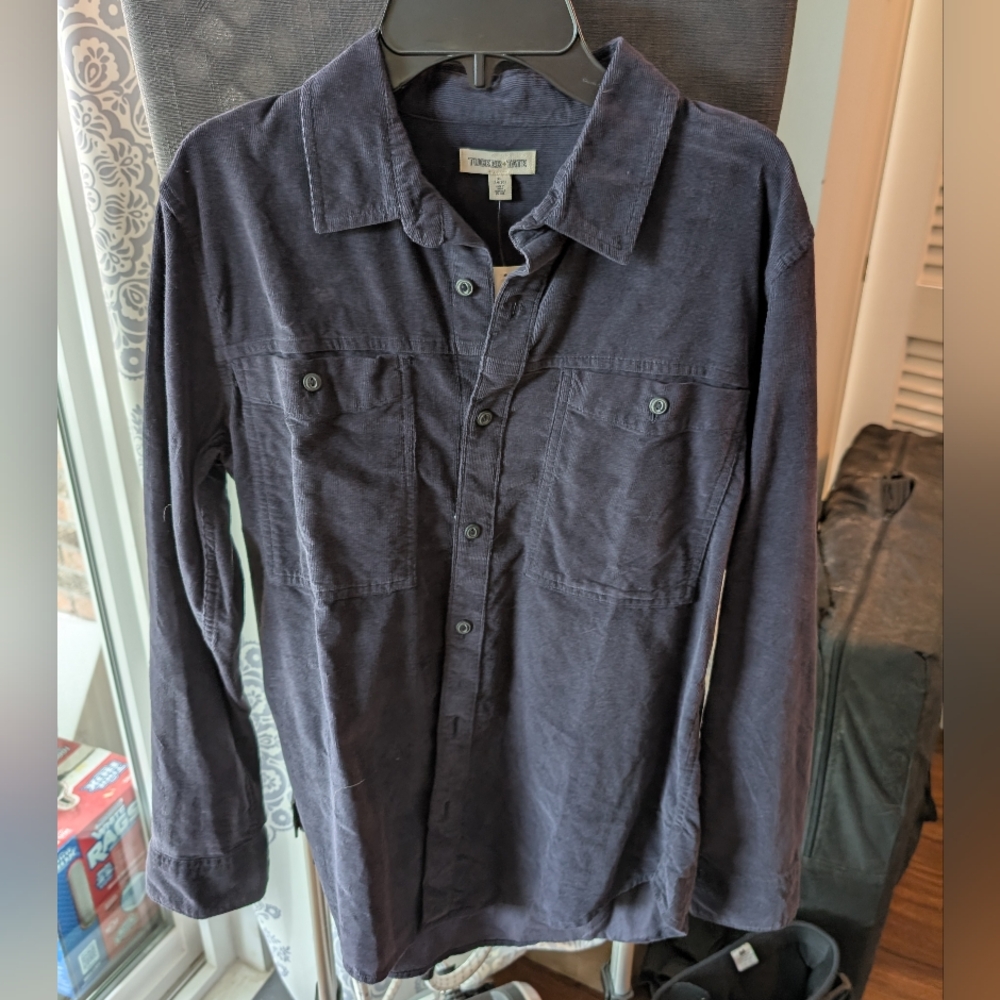 Tucker + Tate Boy's Navy Corduroy Shirt